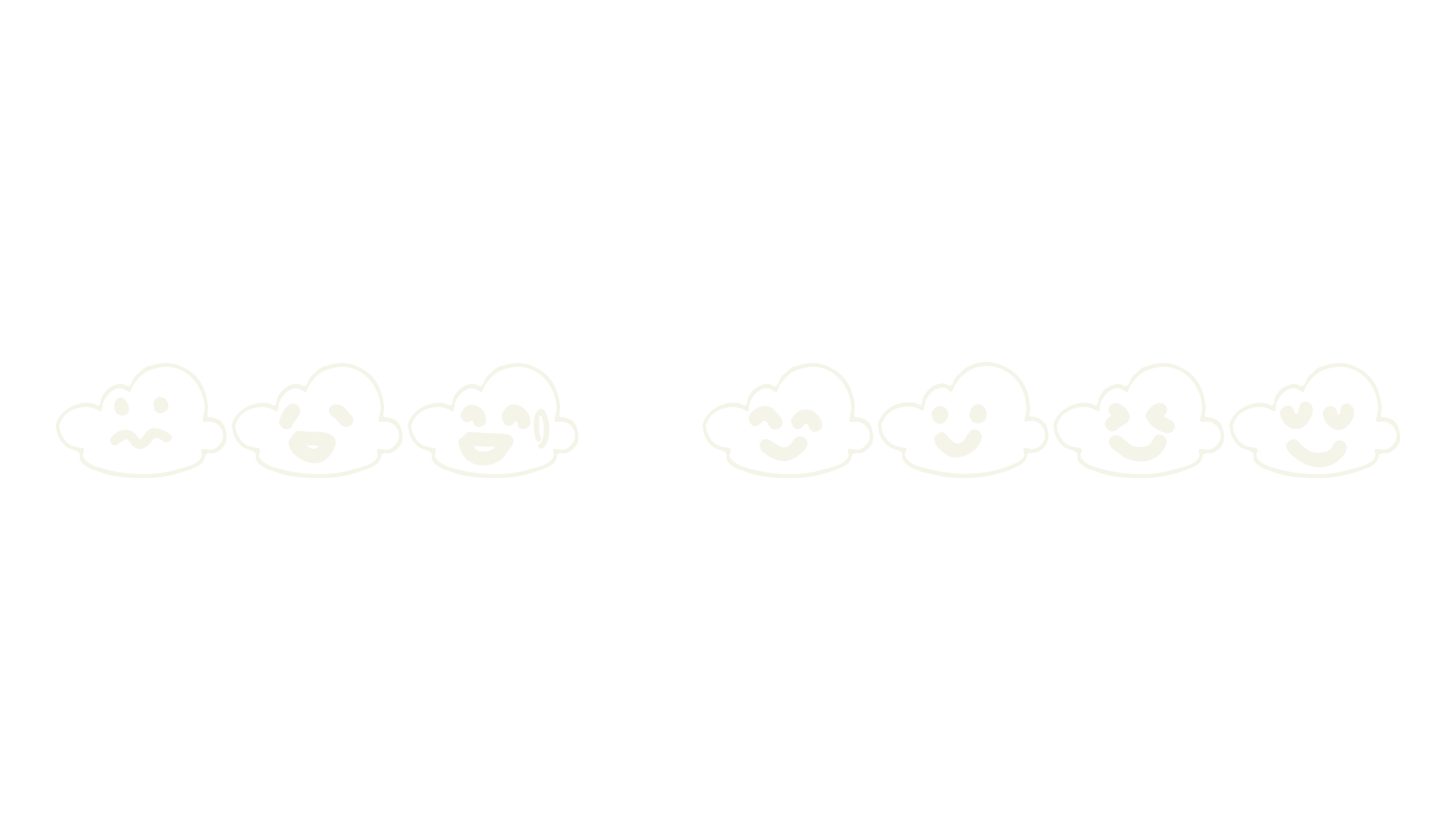 Sky face, cute font preview
