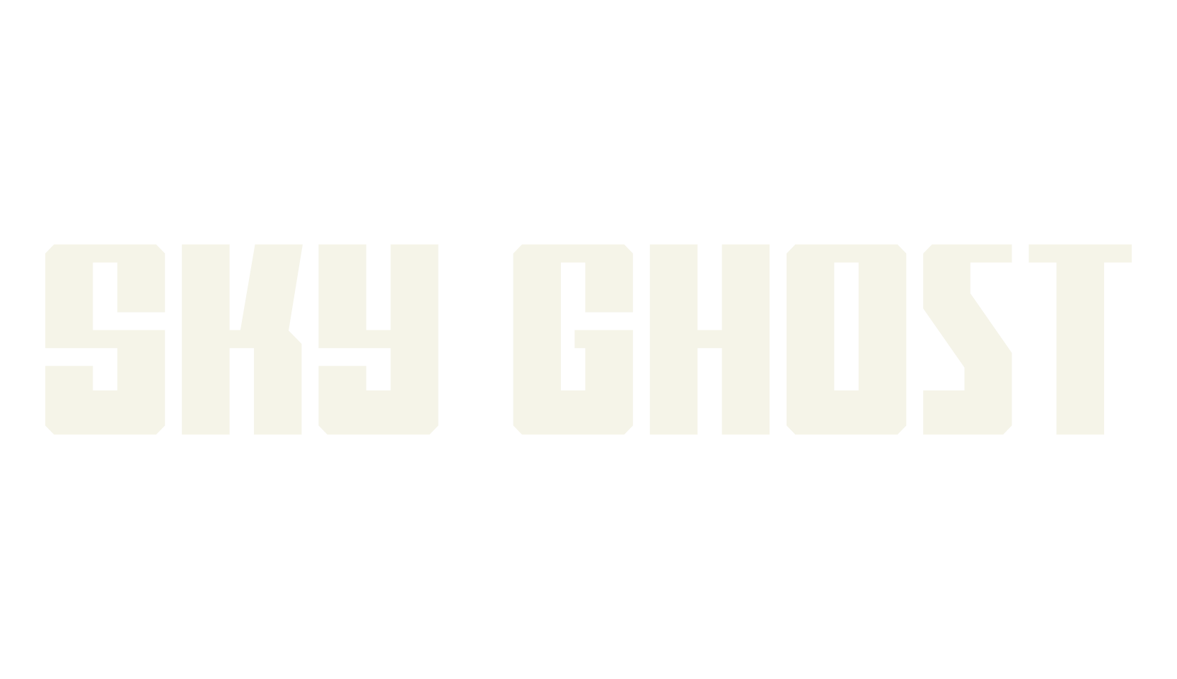 Sky Ghost, display market font preview