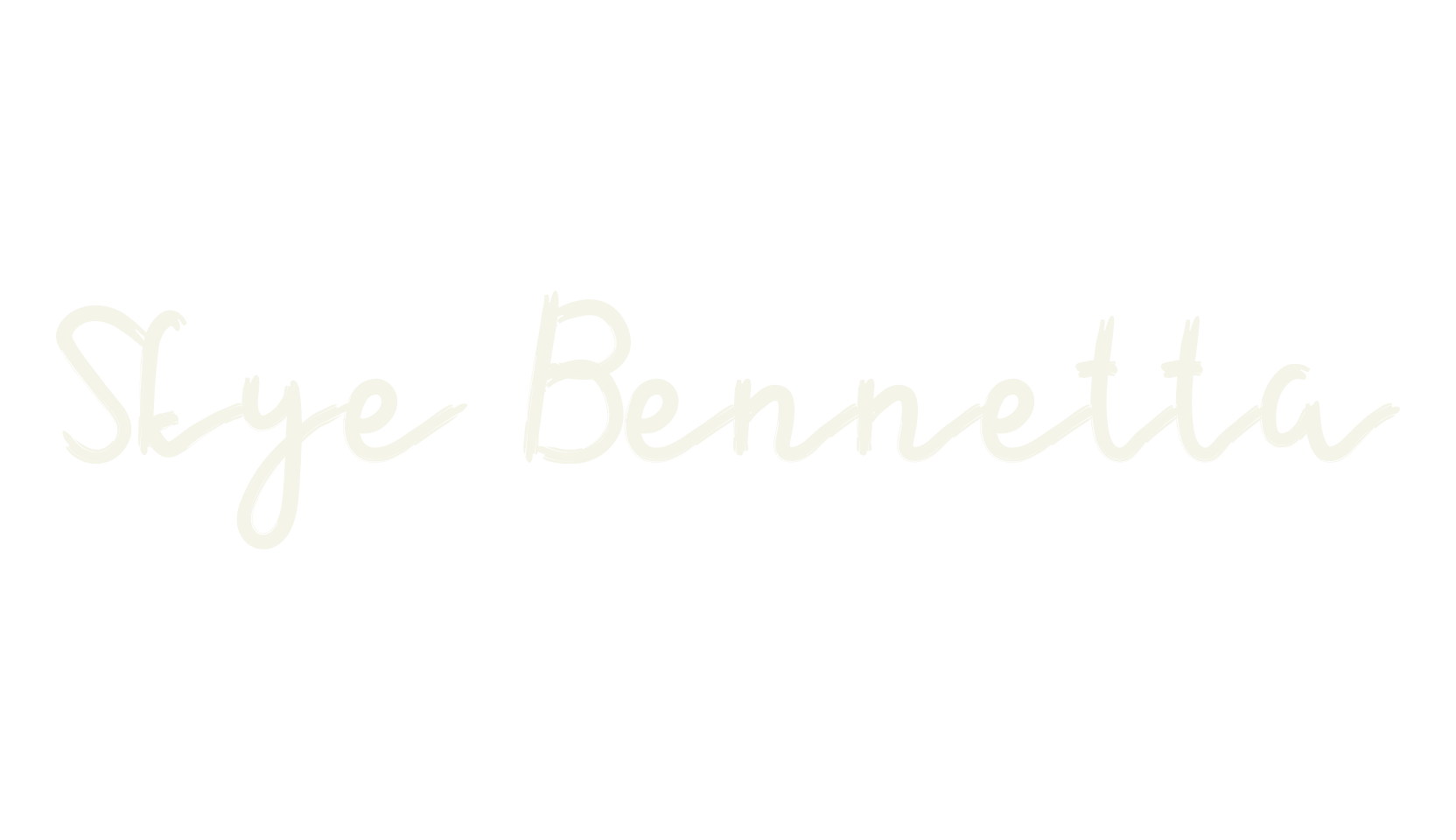 Skye Bennetta, calligraphy font preview