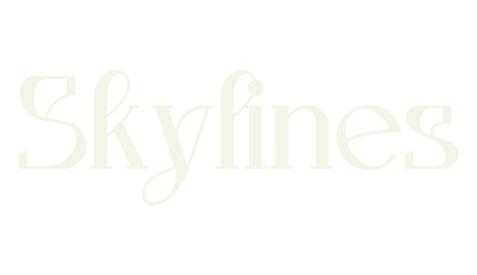 Skylines, typewriter font preview