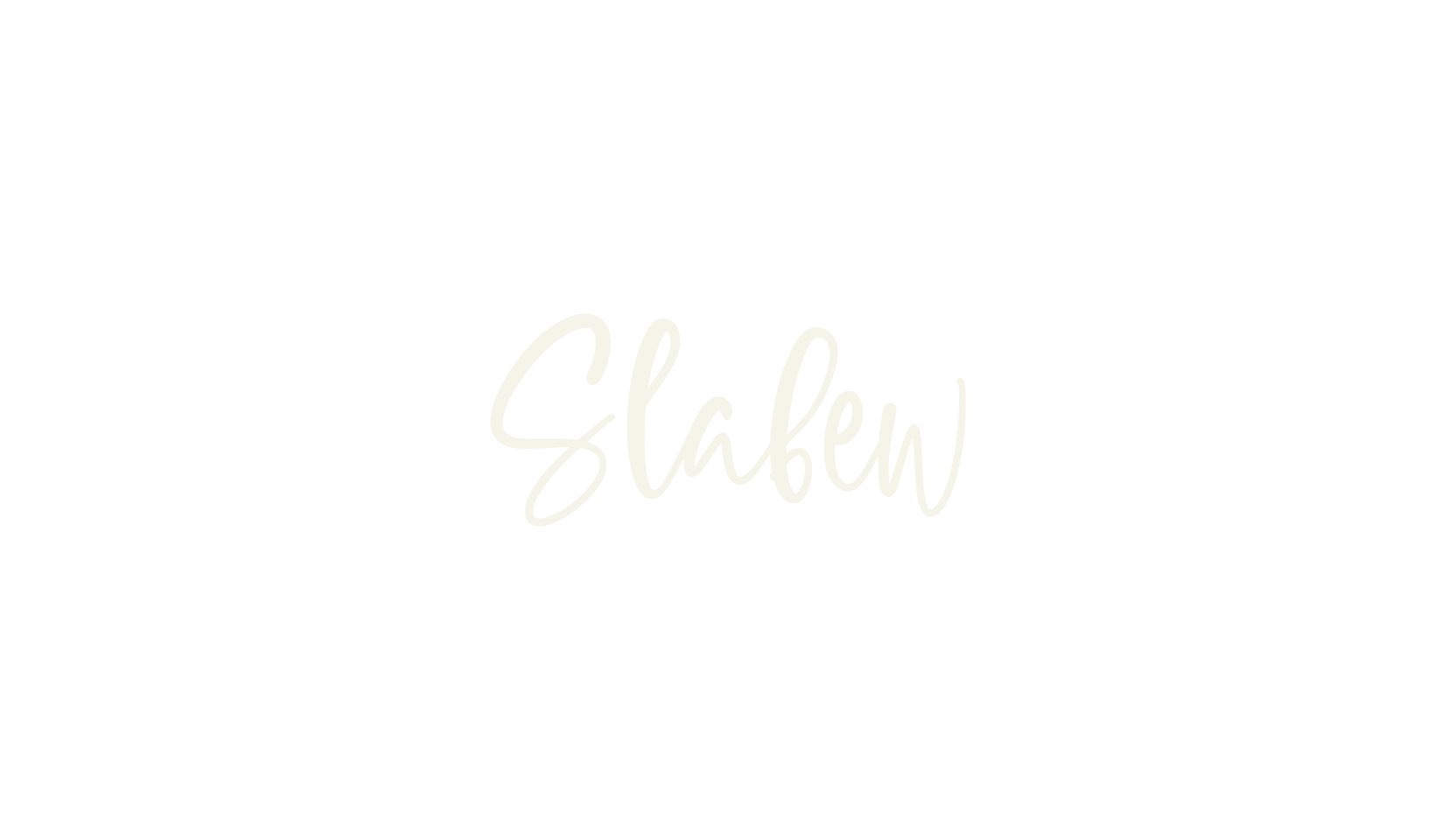 Slabew, handwritten font preview