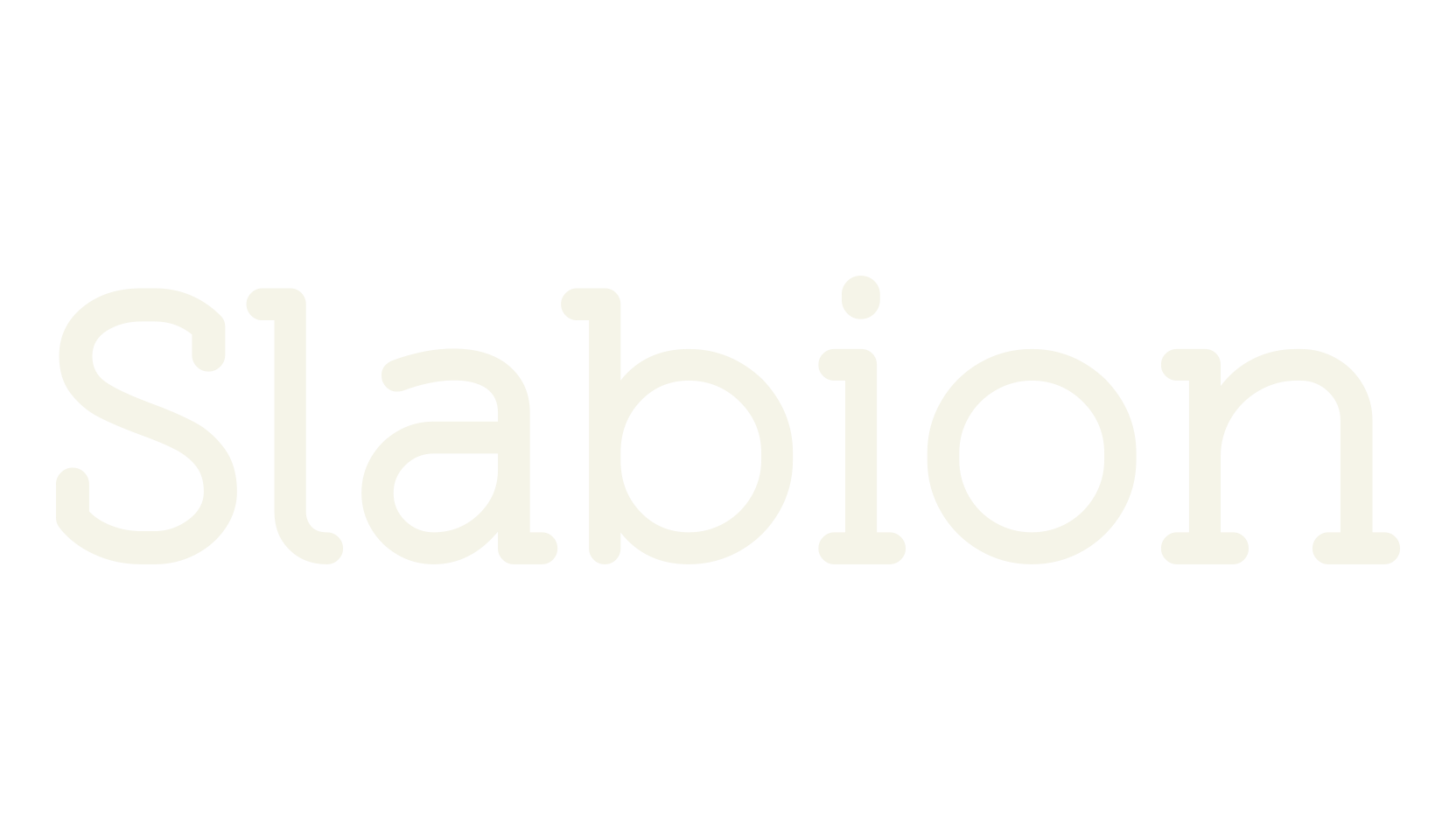 Slabion, rounded font preview