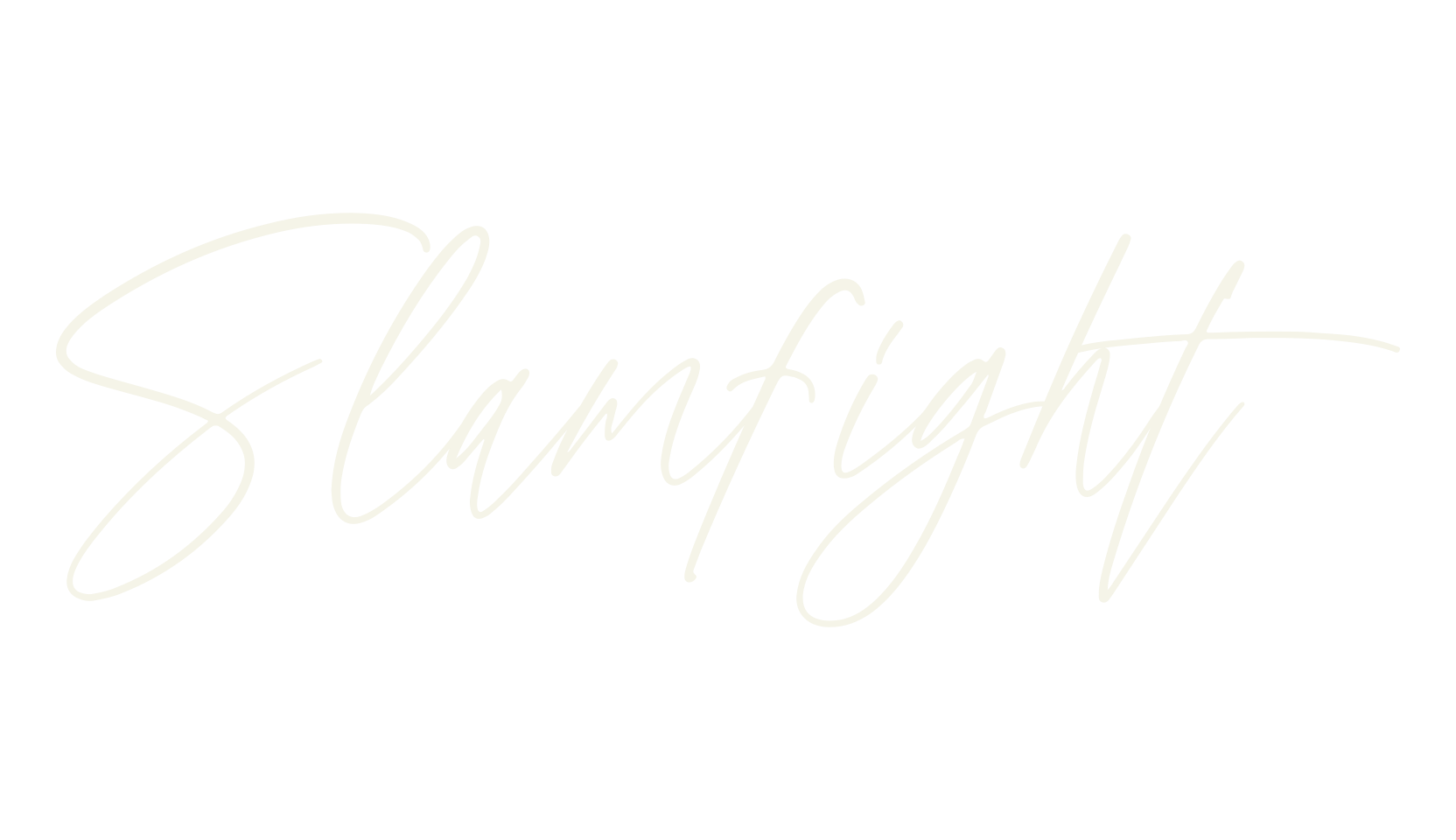 Slamfight, cursive font preview