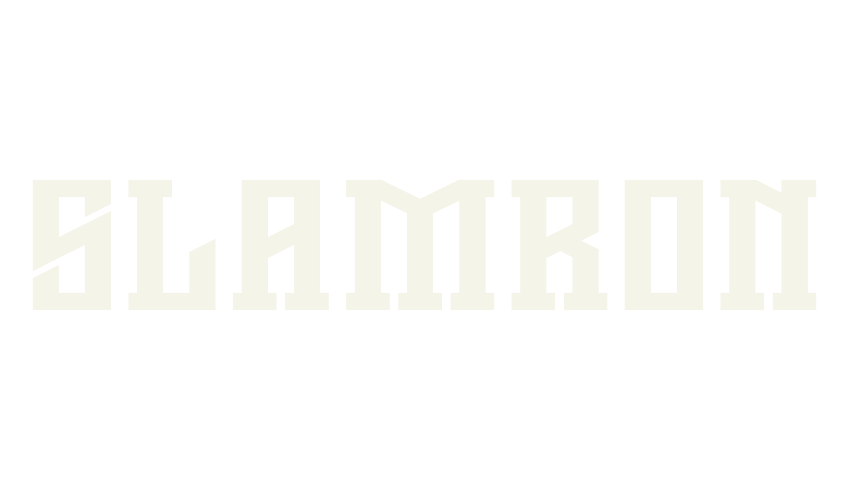 Slamron, baseball font preview