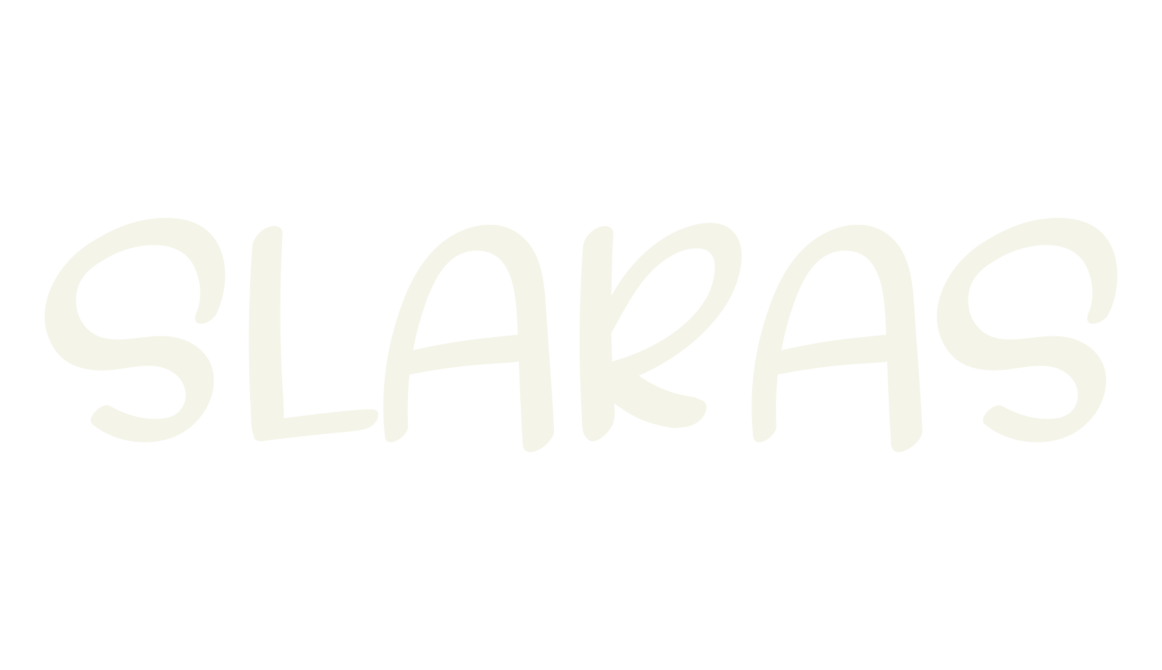 SLARAS, cute font preview
