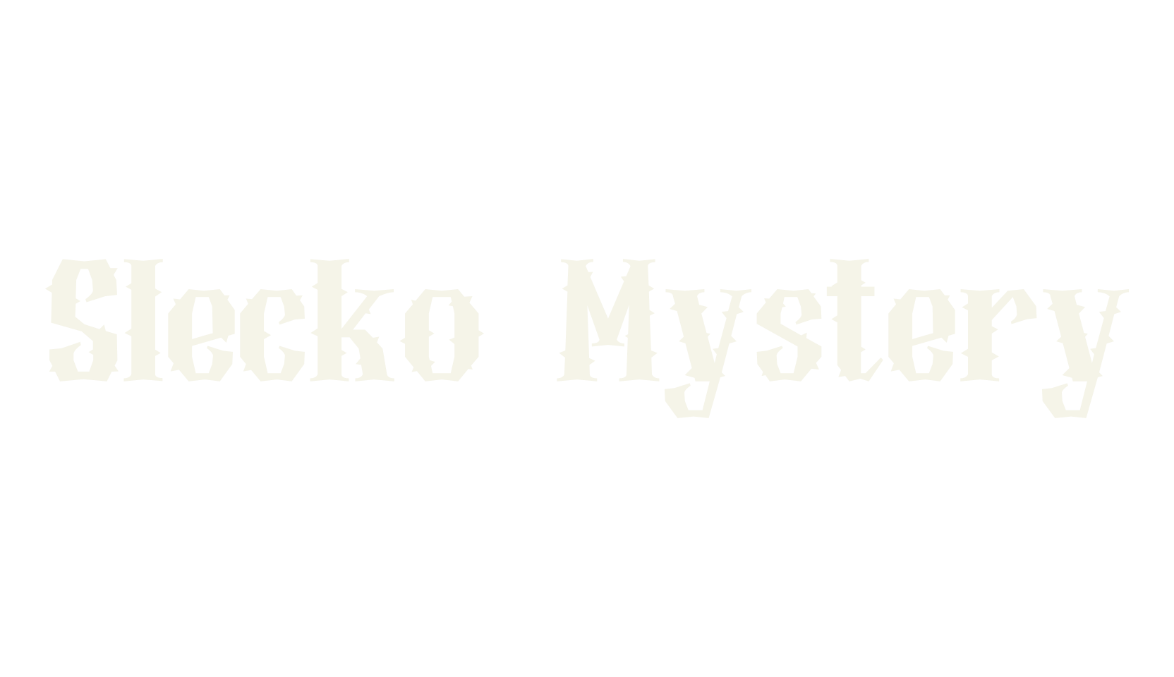 Slecko Mystery, witch font preview