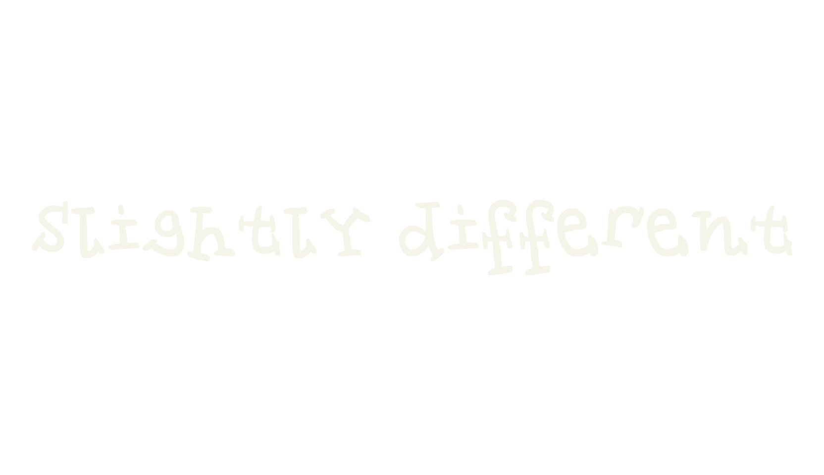 slightly different, slab-serif font preview