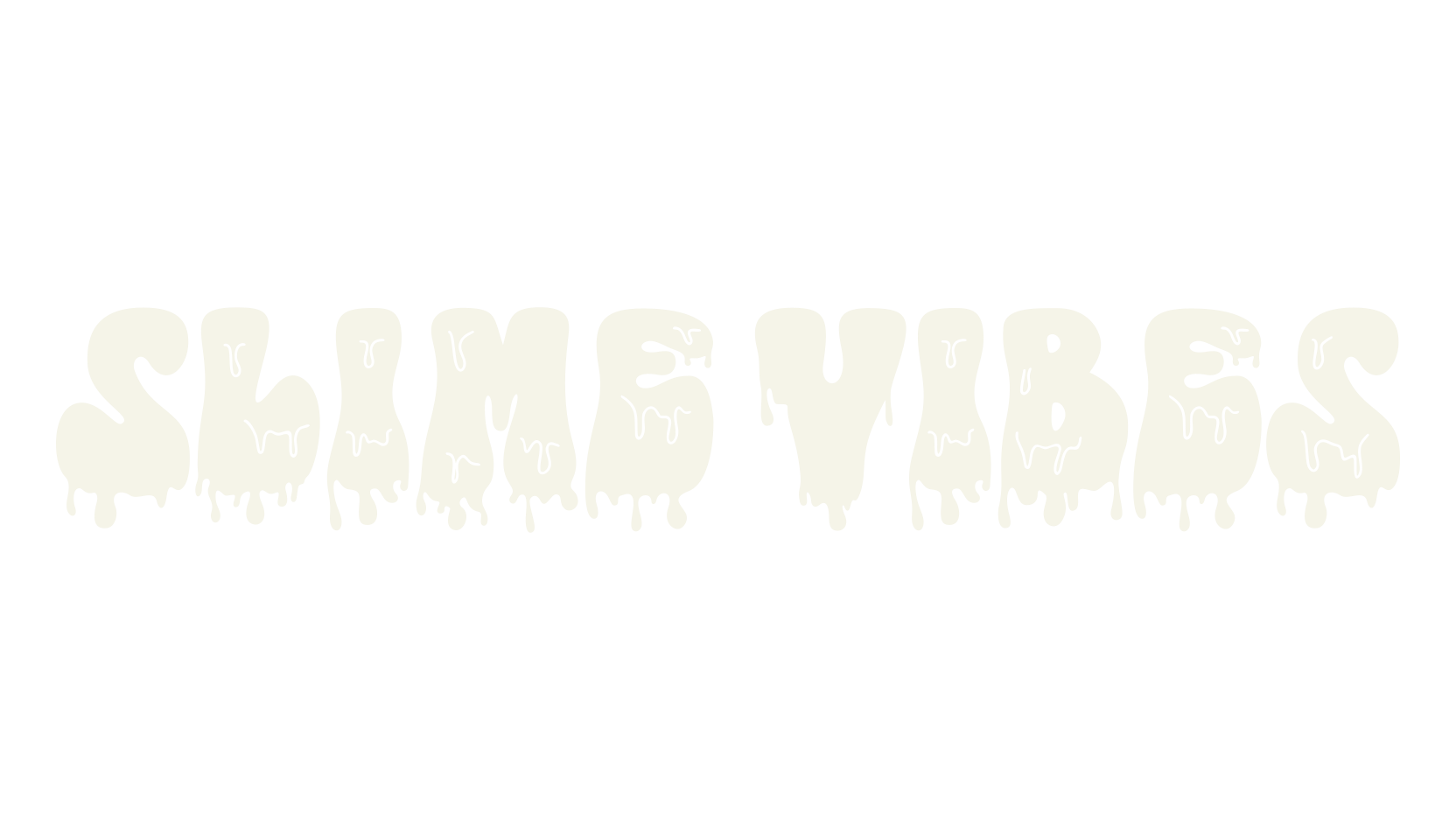 Slime Vibes, spooky font preview