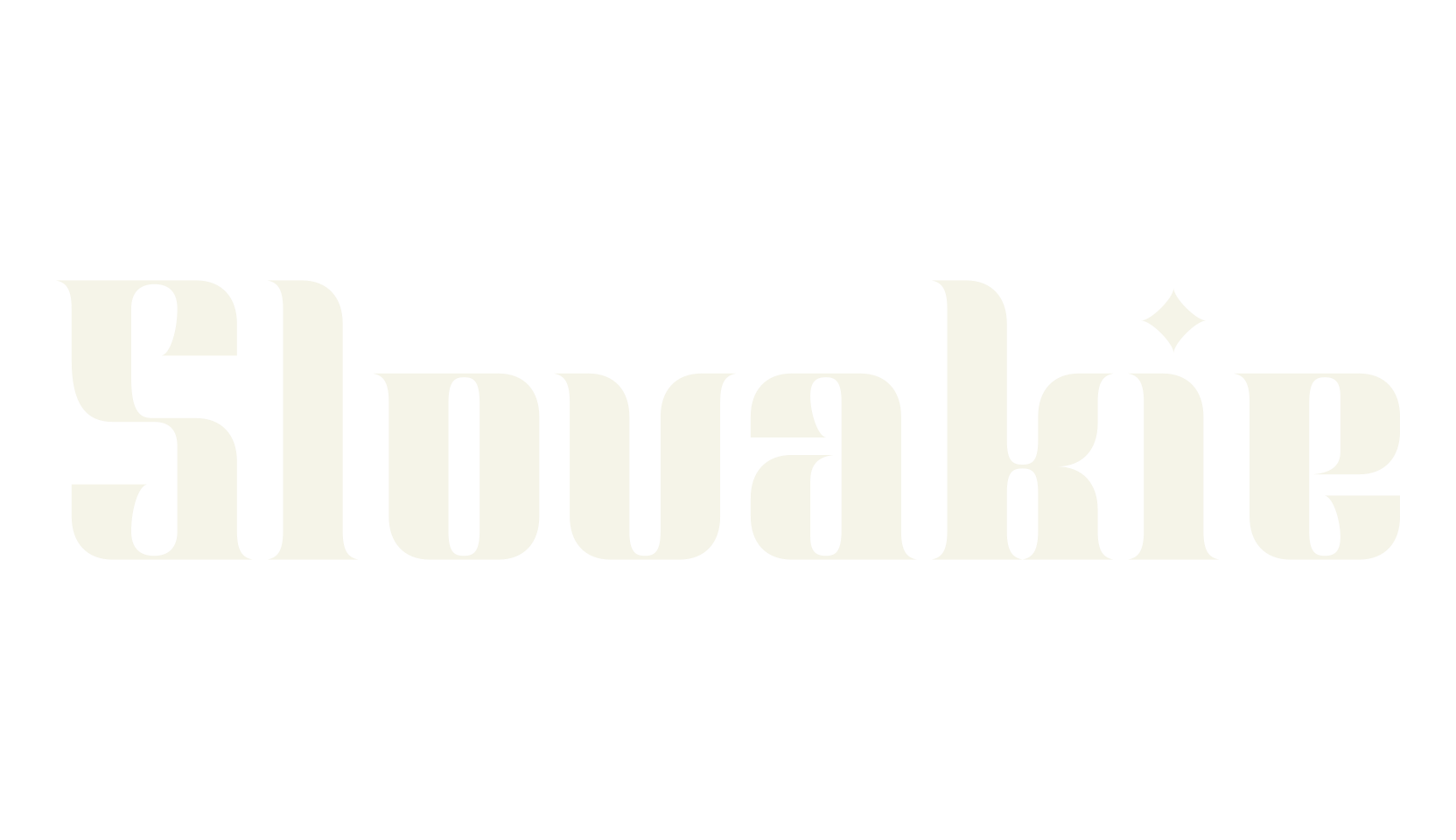 Slovakie, letter font preview