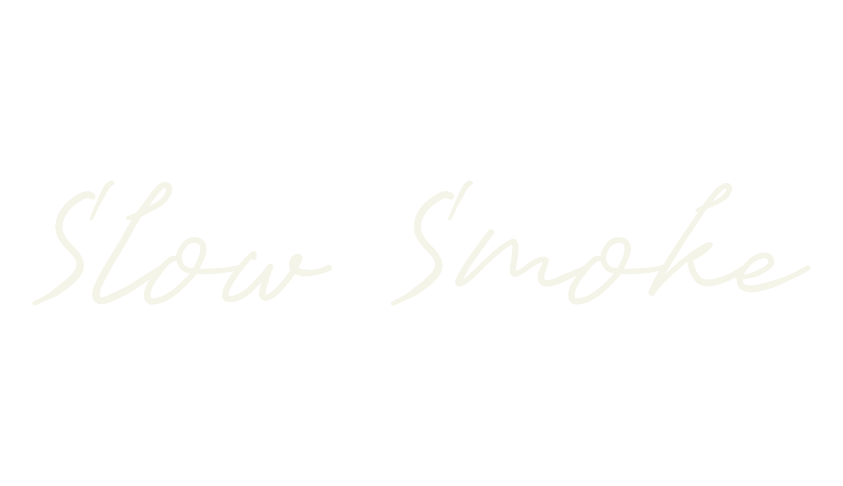 Slow Smoke, cursive font preview