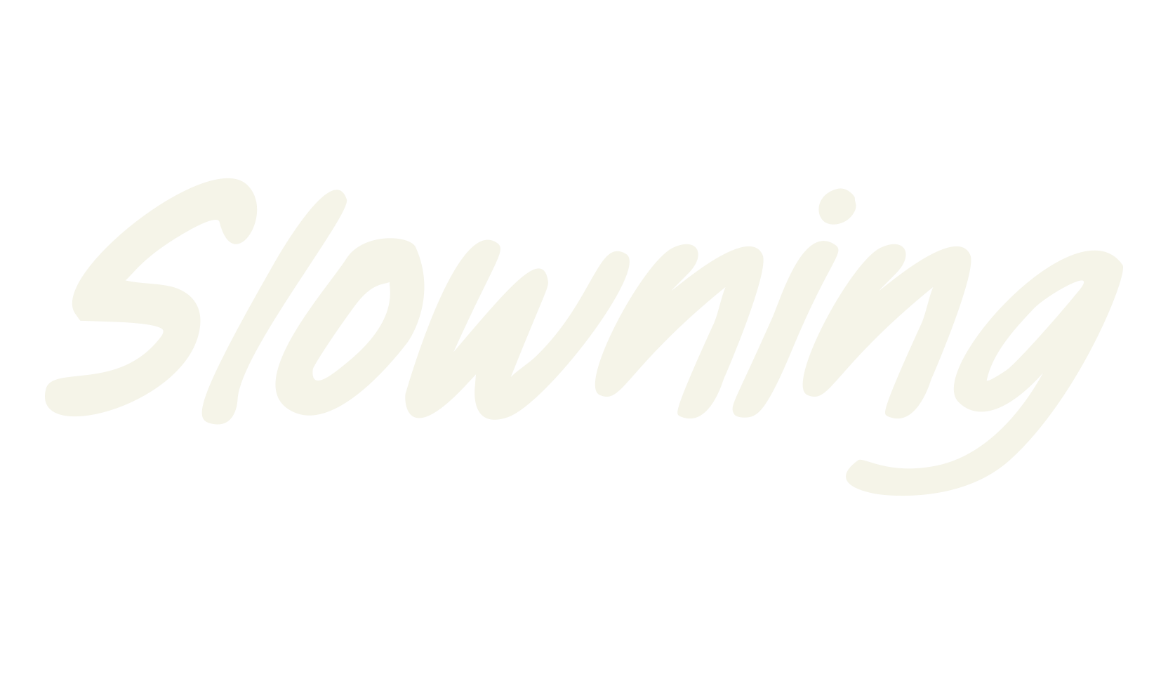 Slowning, handwriting font preview