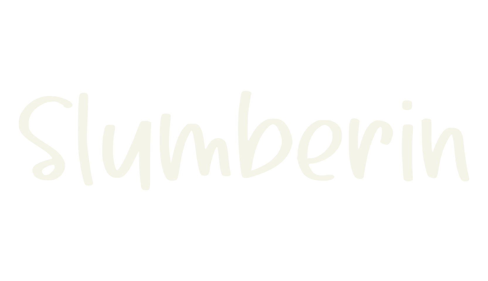 Slumberin, curvy font preview