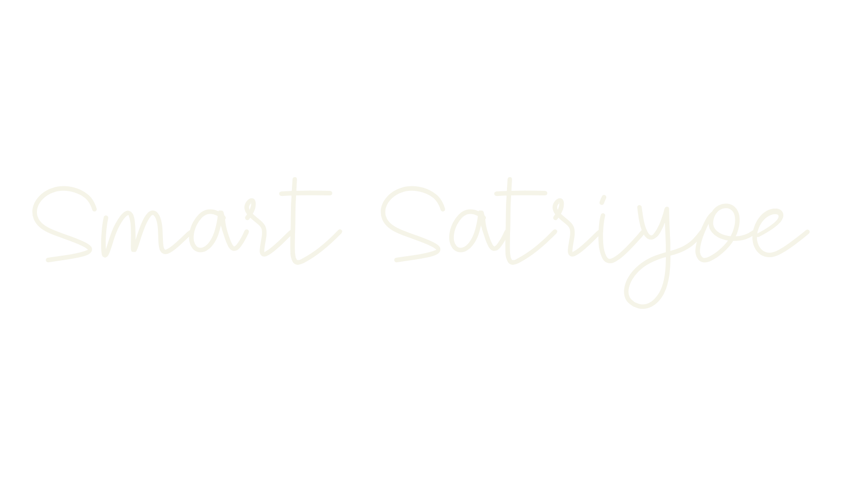 Smart Satriyoe, cursive font preview