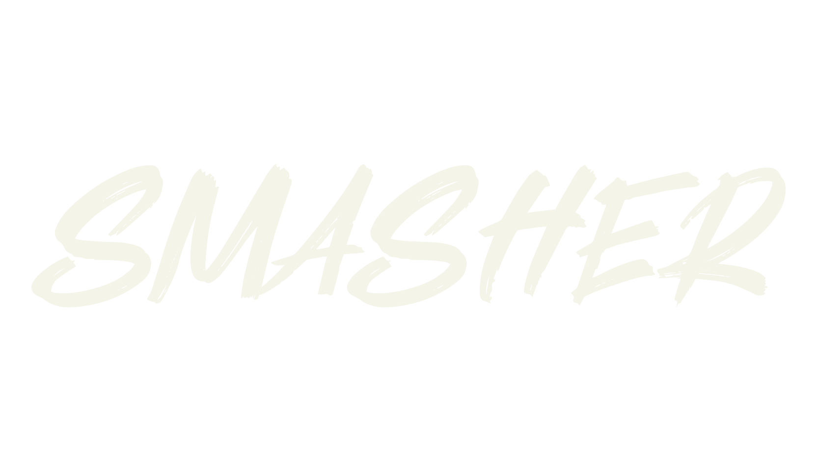Smasher, logo font preview