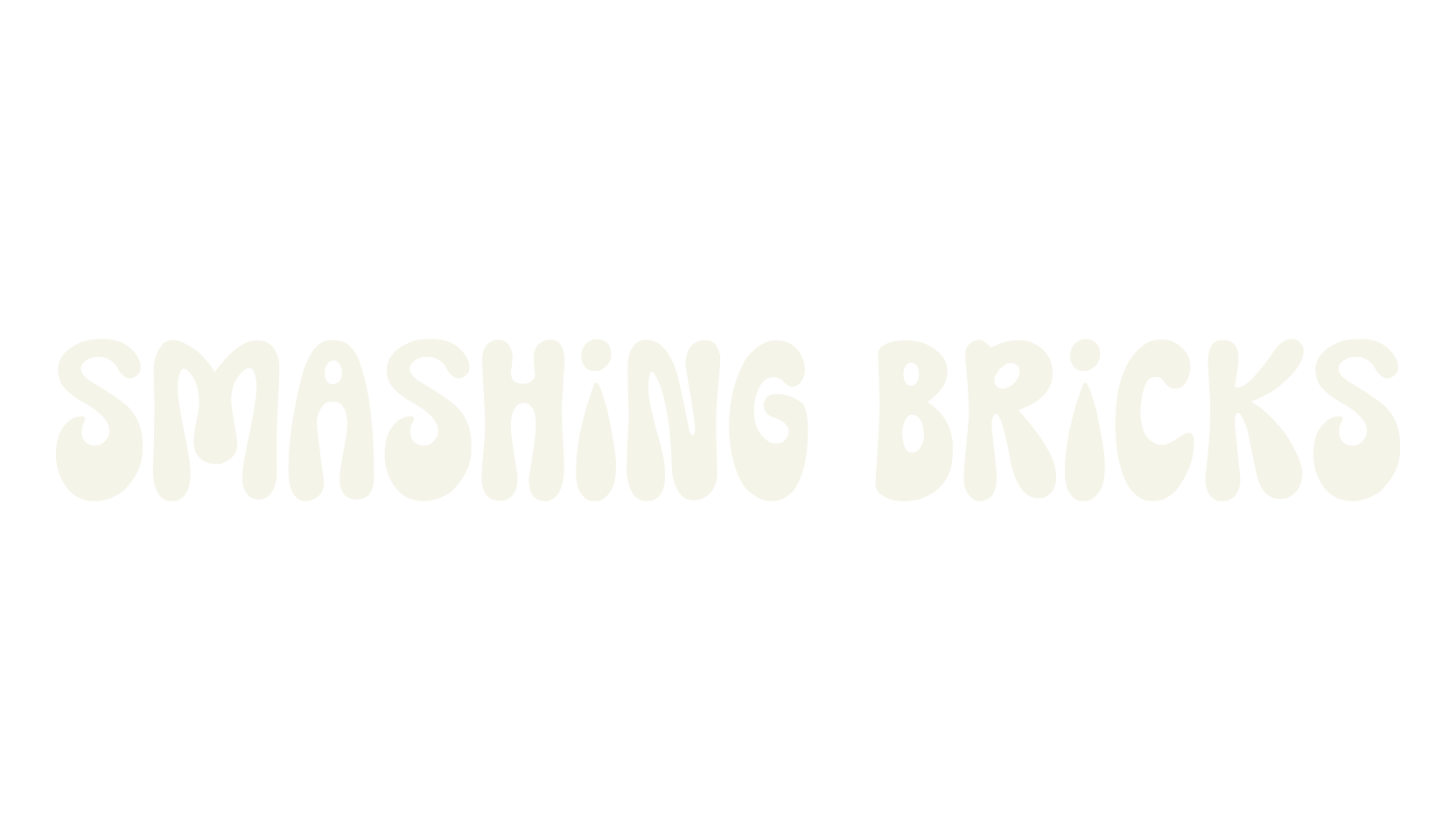 Smashing Bricks, display market font preview