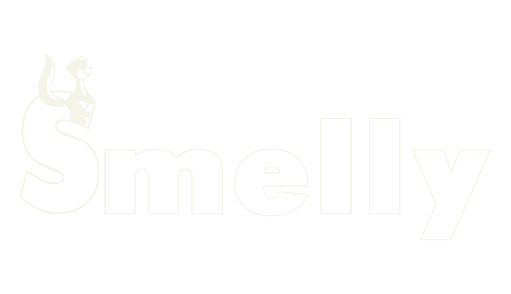 Smelly, skunk font preview