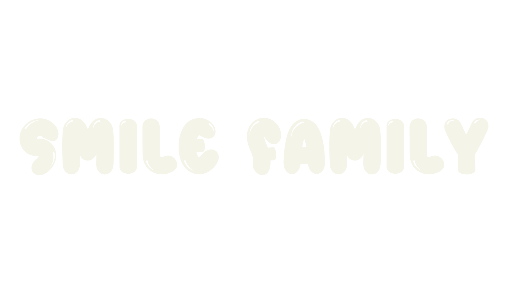 Smile Family, script font preview
