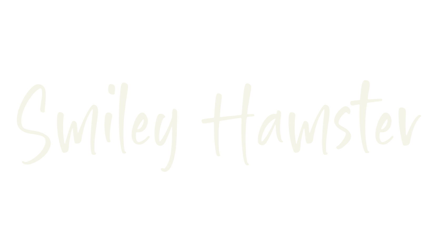 Smiley Hamster, fancy font preview