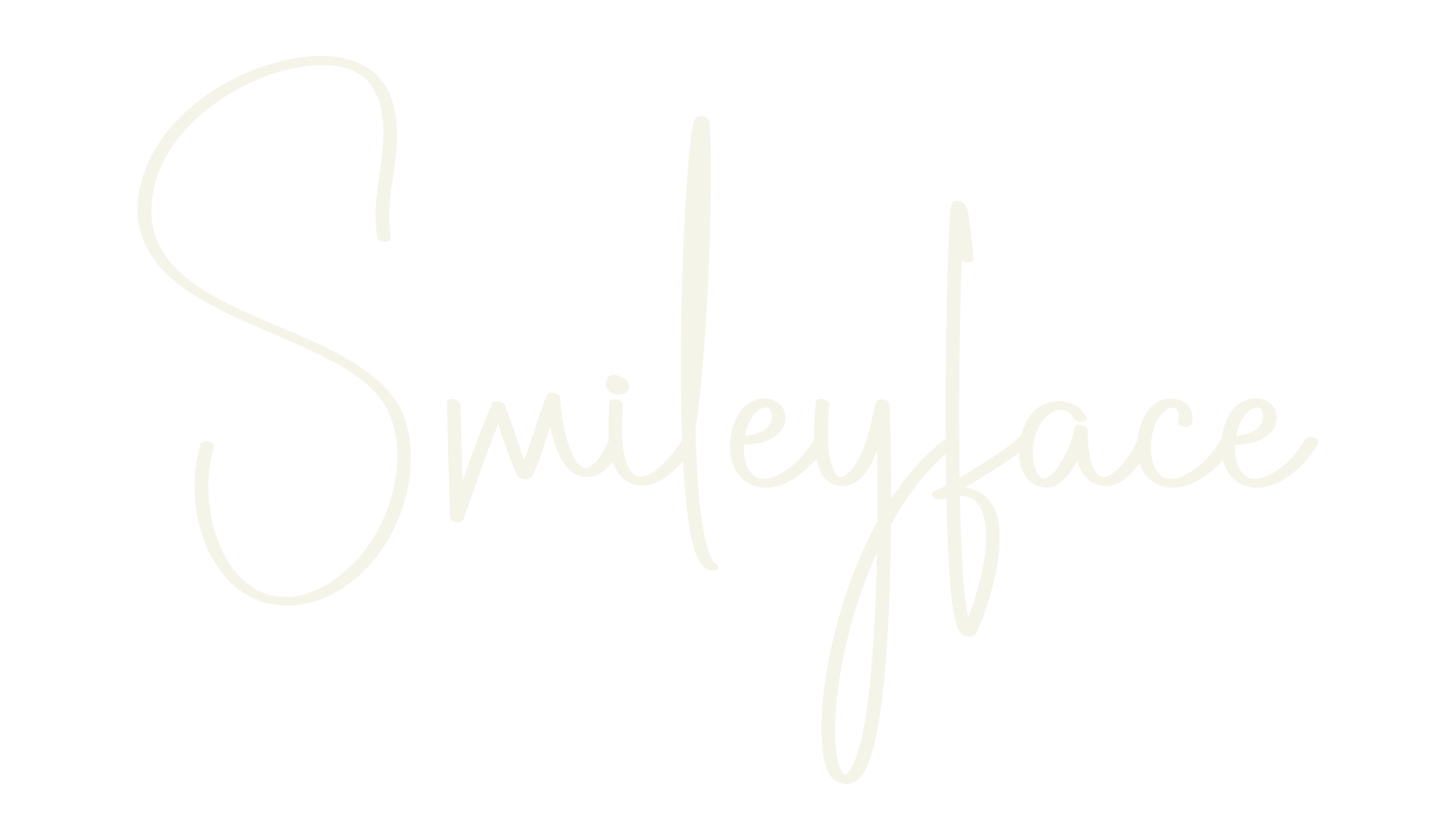 Smileyface, calligraphy font preview