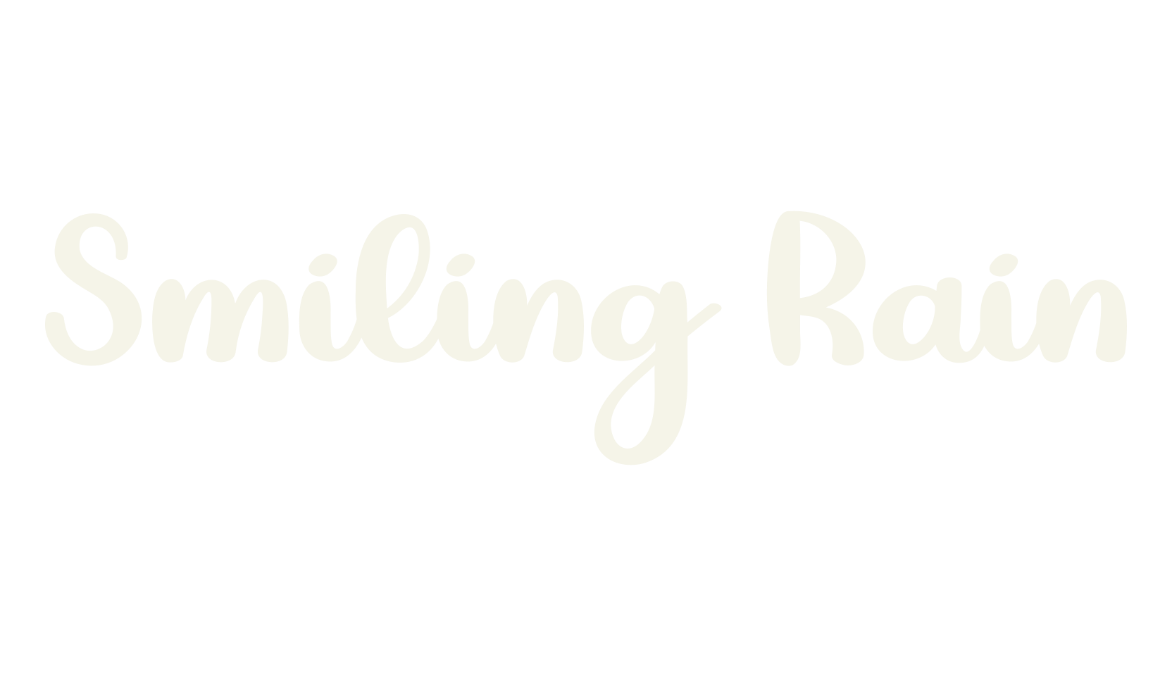 Smiling Rain, cursive font preview