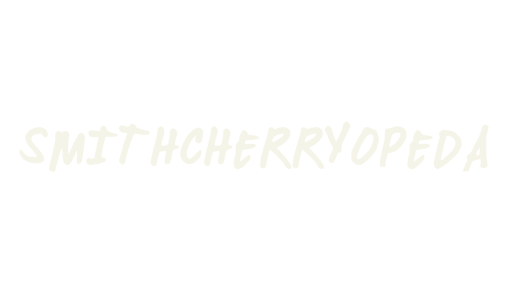 SMITHCHERRYOPEDA, display font preview