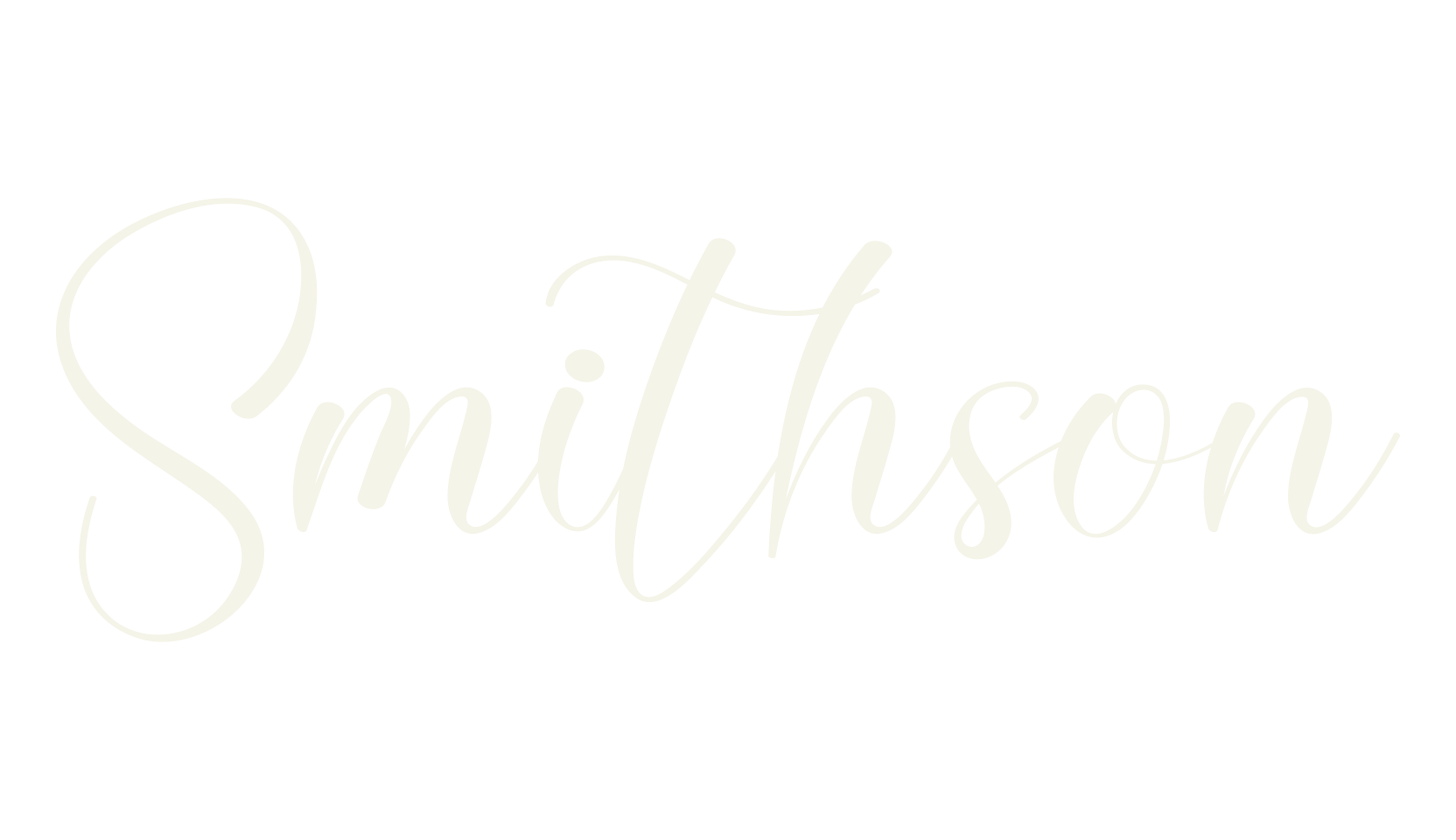 Smithson, fashion script font preview
