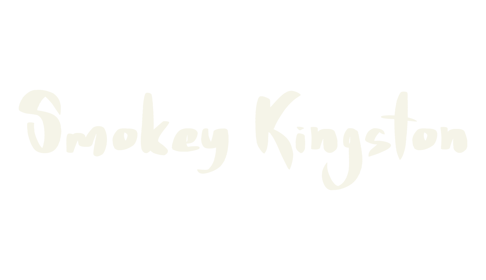 Smokey Kingston, fashion sign font preview