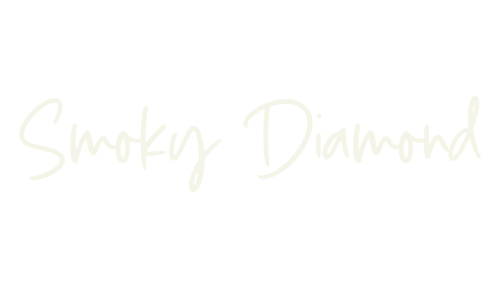 Smoky Diamond, calligraphy font preview