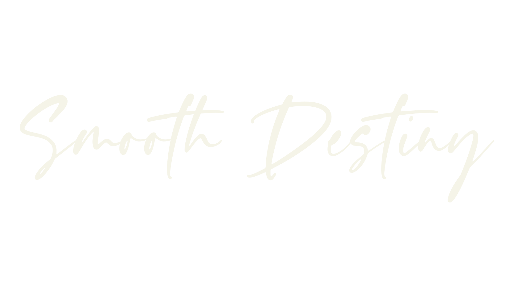 Smooth Destiny, calligraphy font preview
