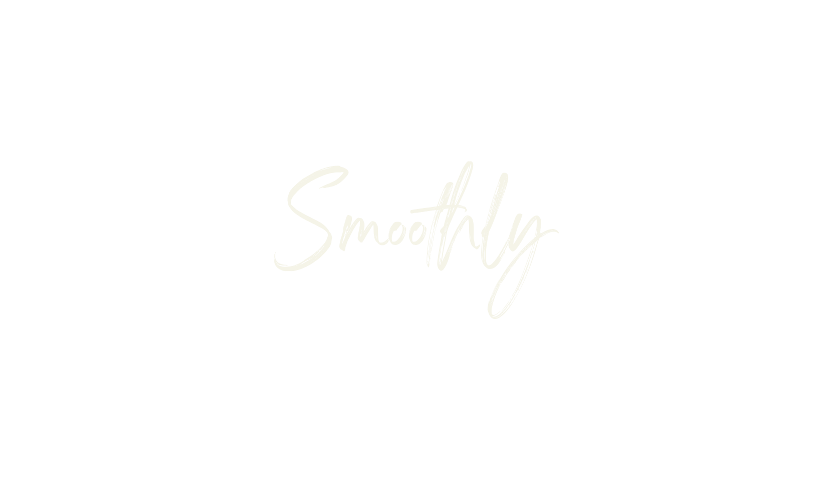 Smoothly, handwritten font preview