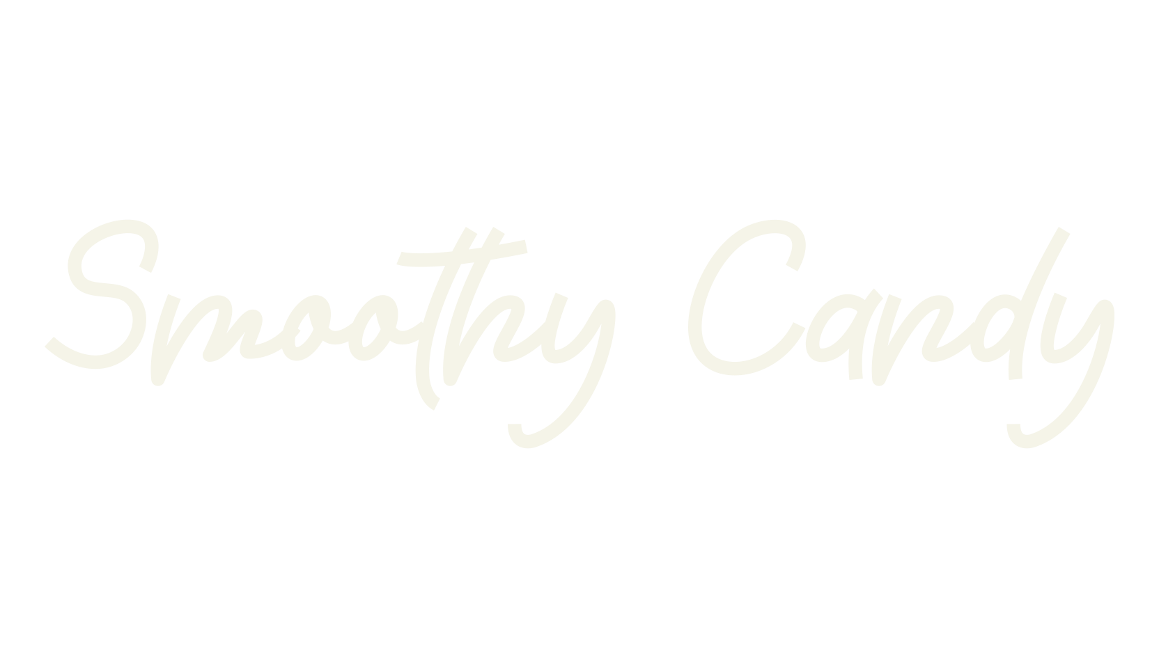 Smoothy Candy, fancy font preview