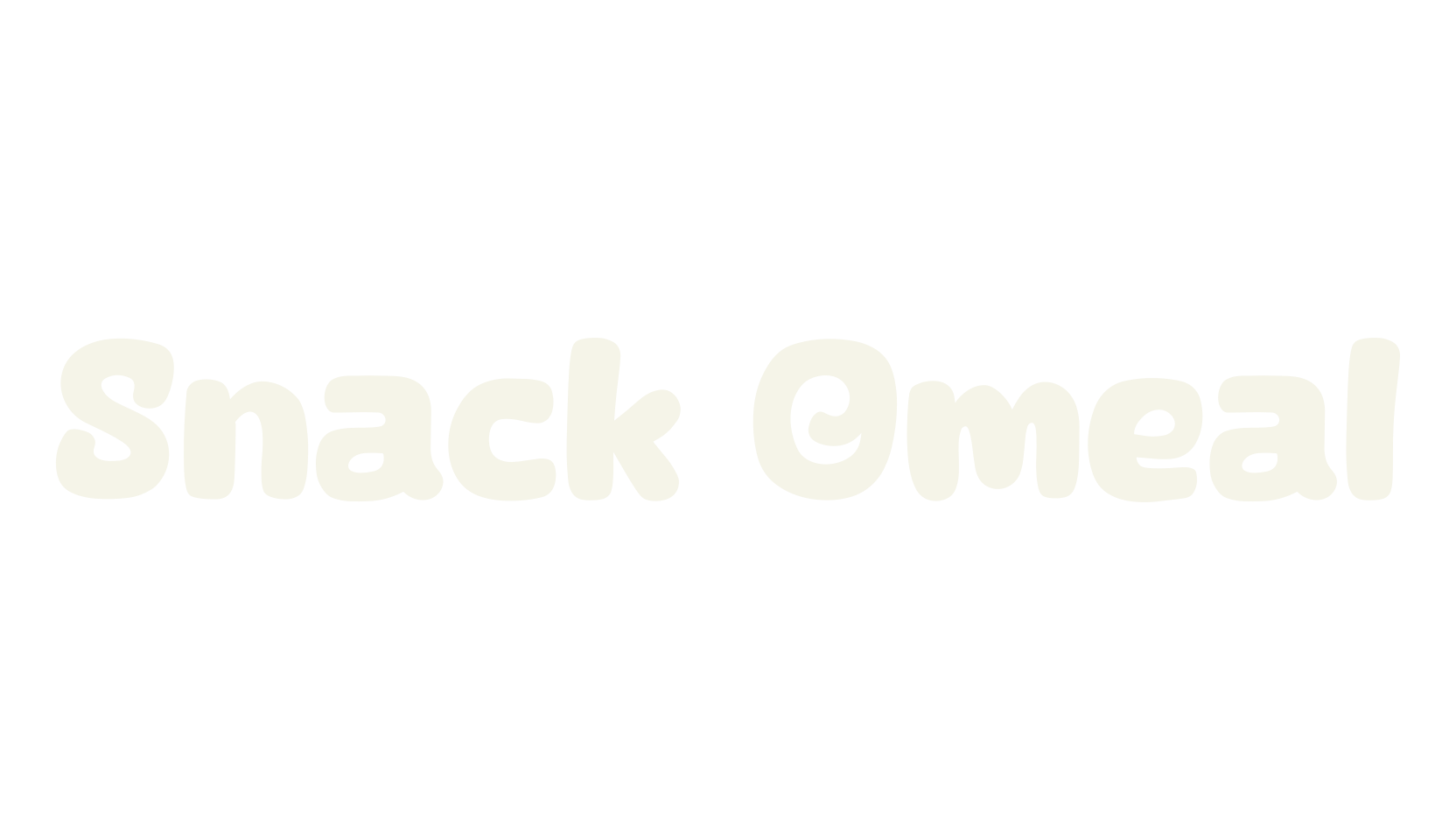 Snack Omeal, display market font preview