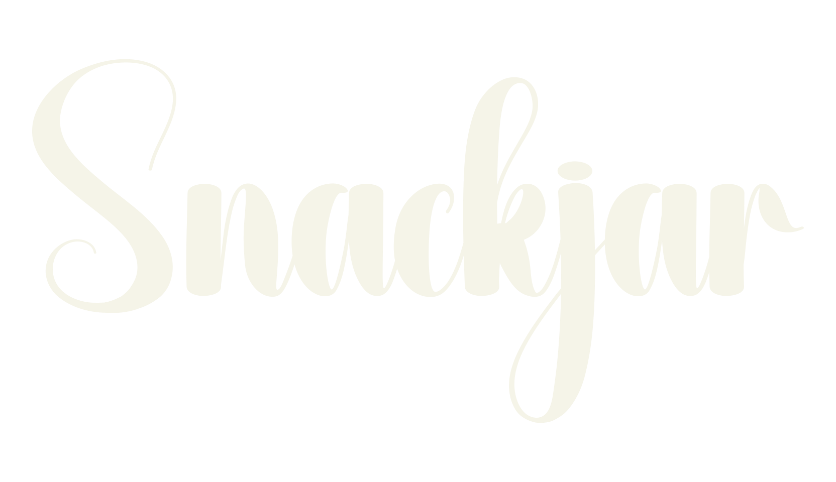 Snackjar, calligraphy font preview