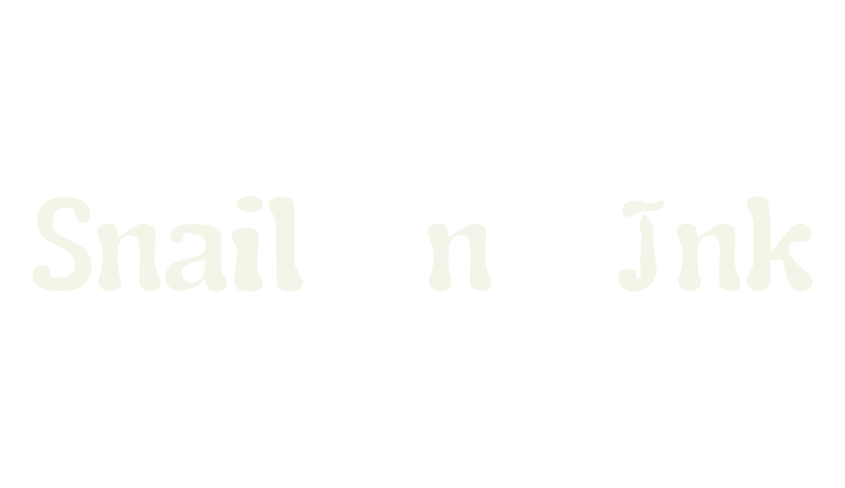 Snail n Ink, display market font preview