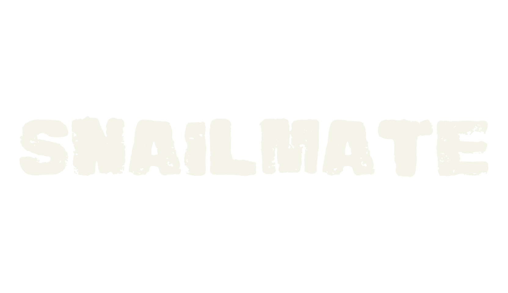 Snailmate, grunge font preview