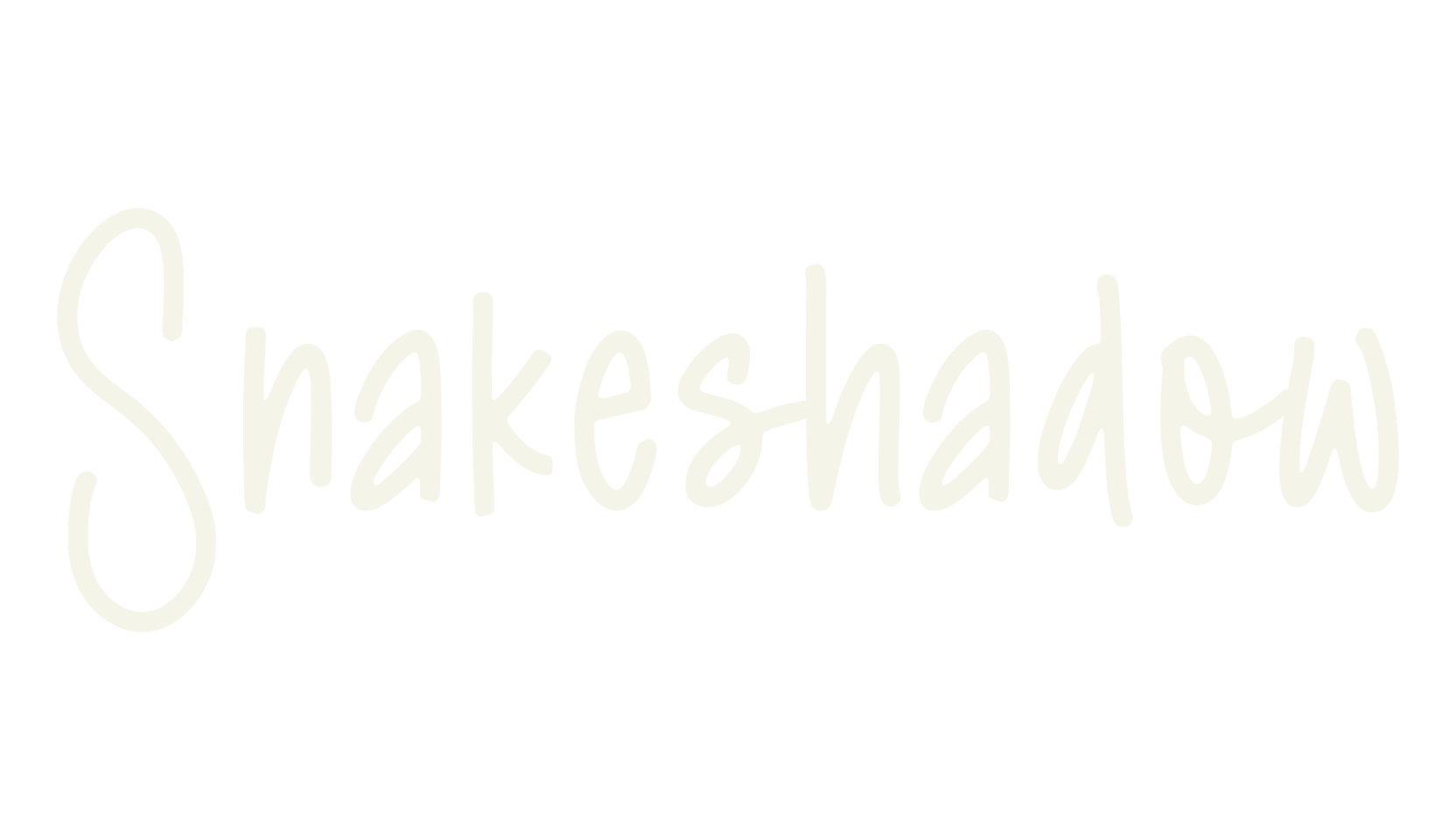 Snakeshadow, hand drawn font preview