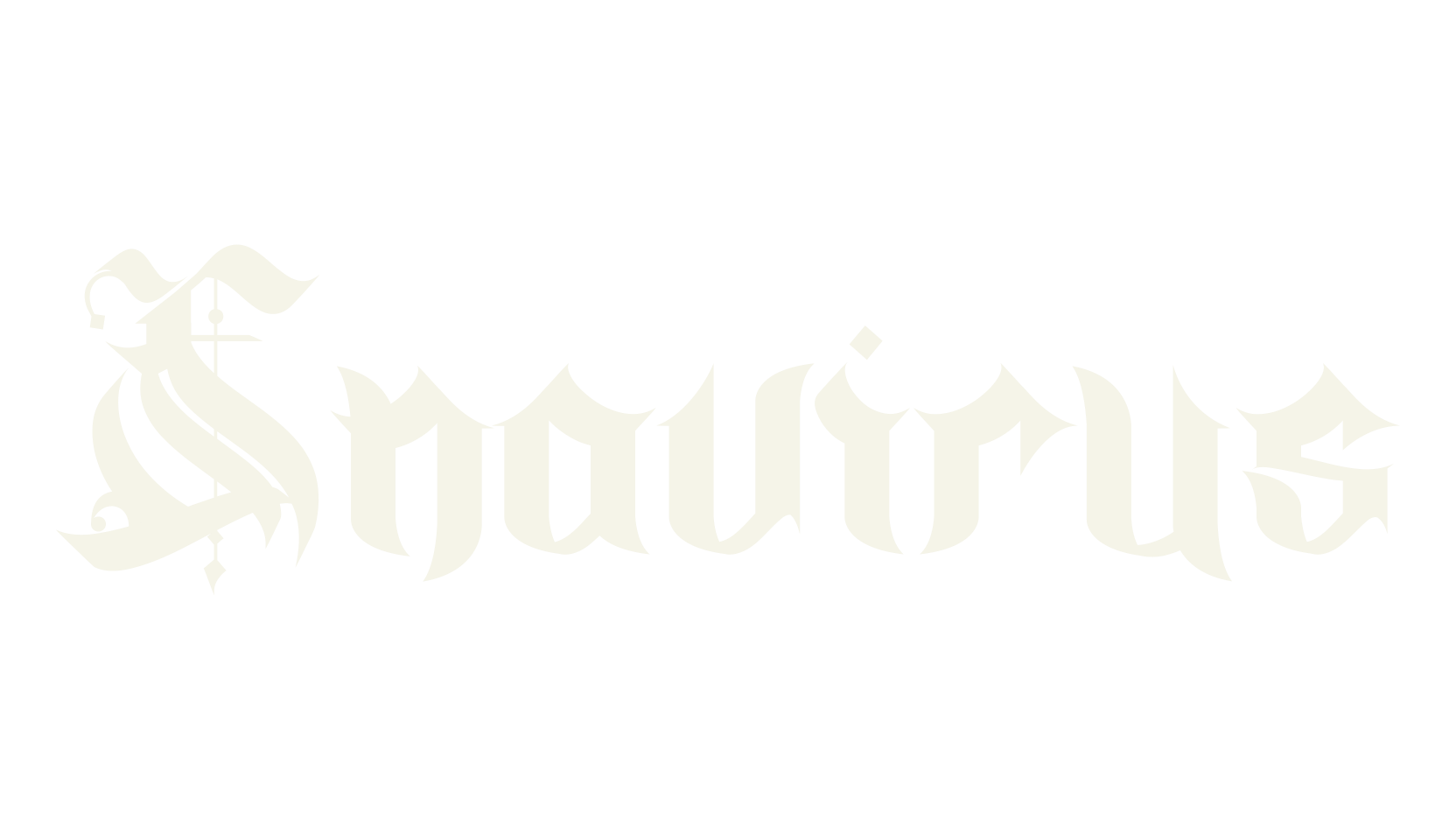 Snavirus, old english font preview