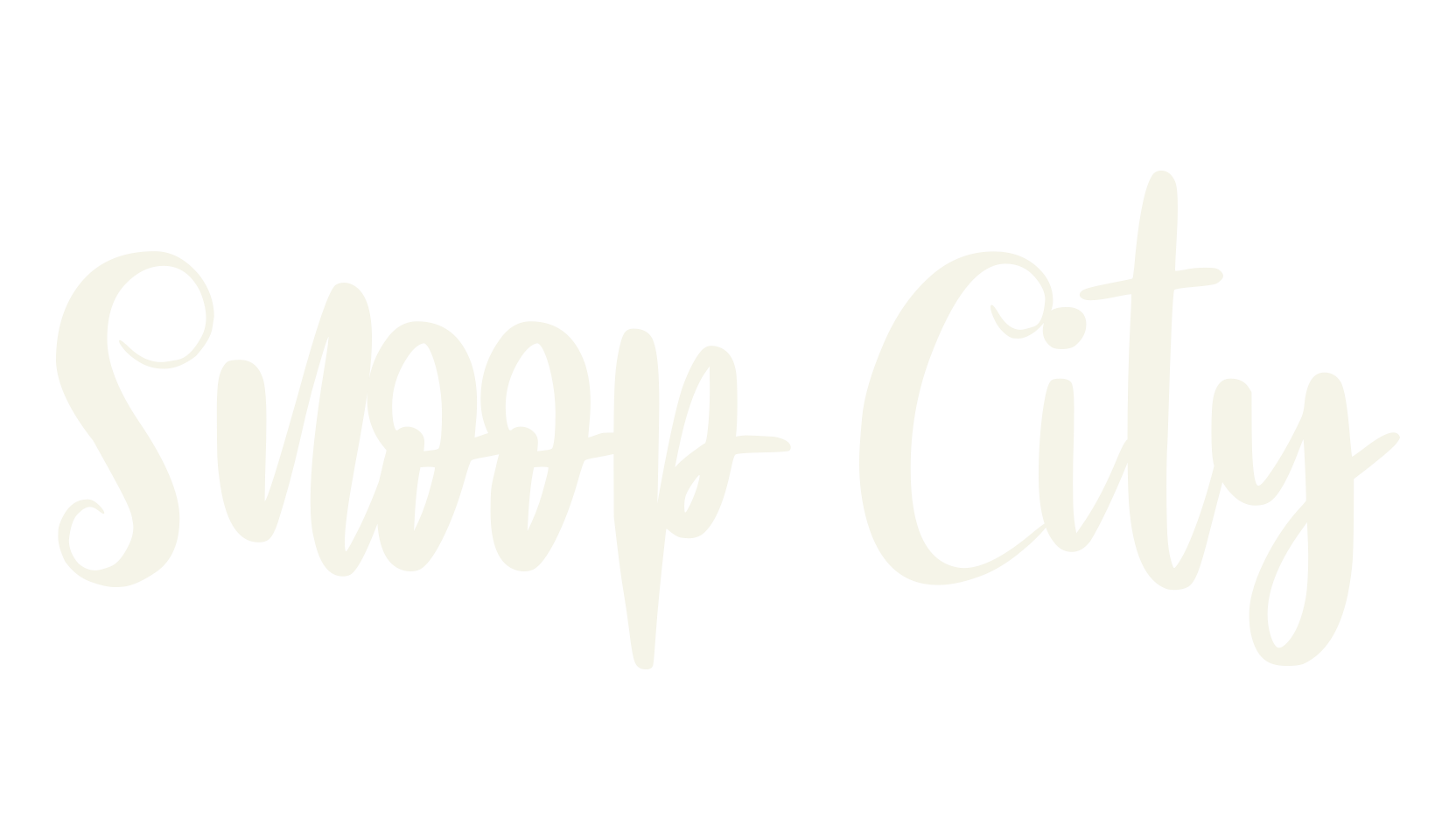 Snoop City, script font preview
