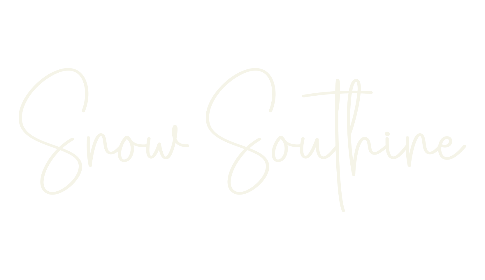 Snow Southine, calligraphy font preview