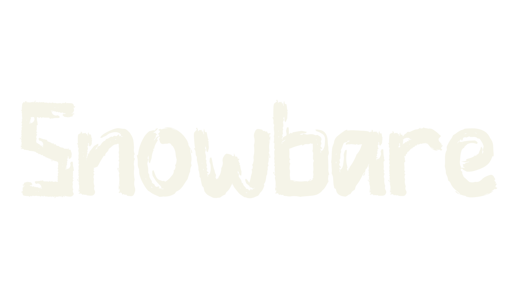 Snowbare, bold font preview