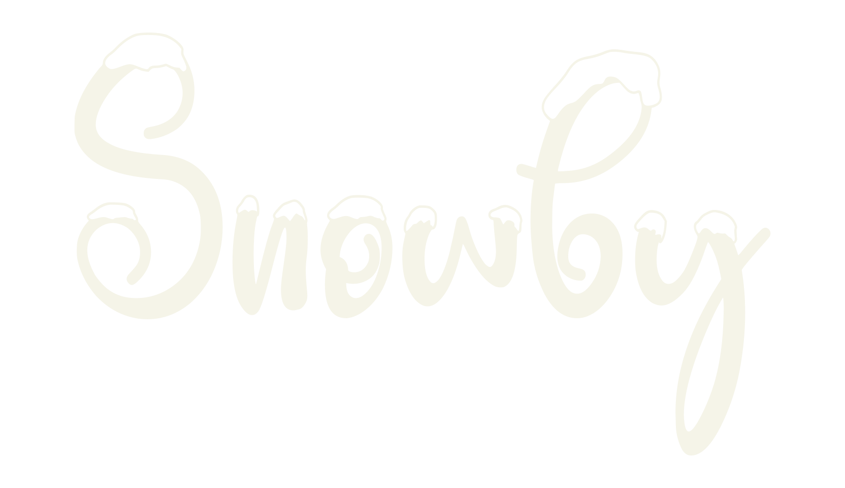 Snowby, christmas font preview