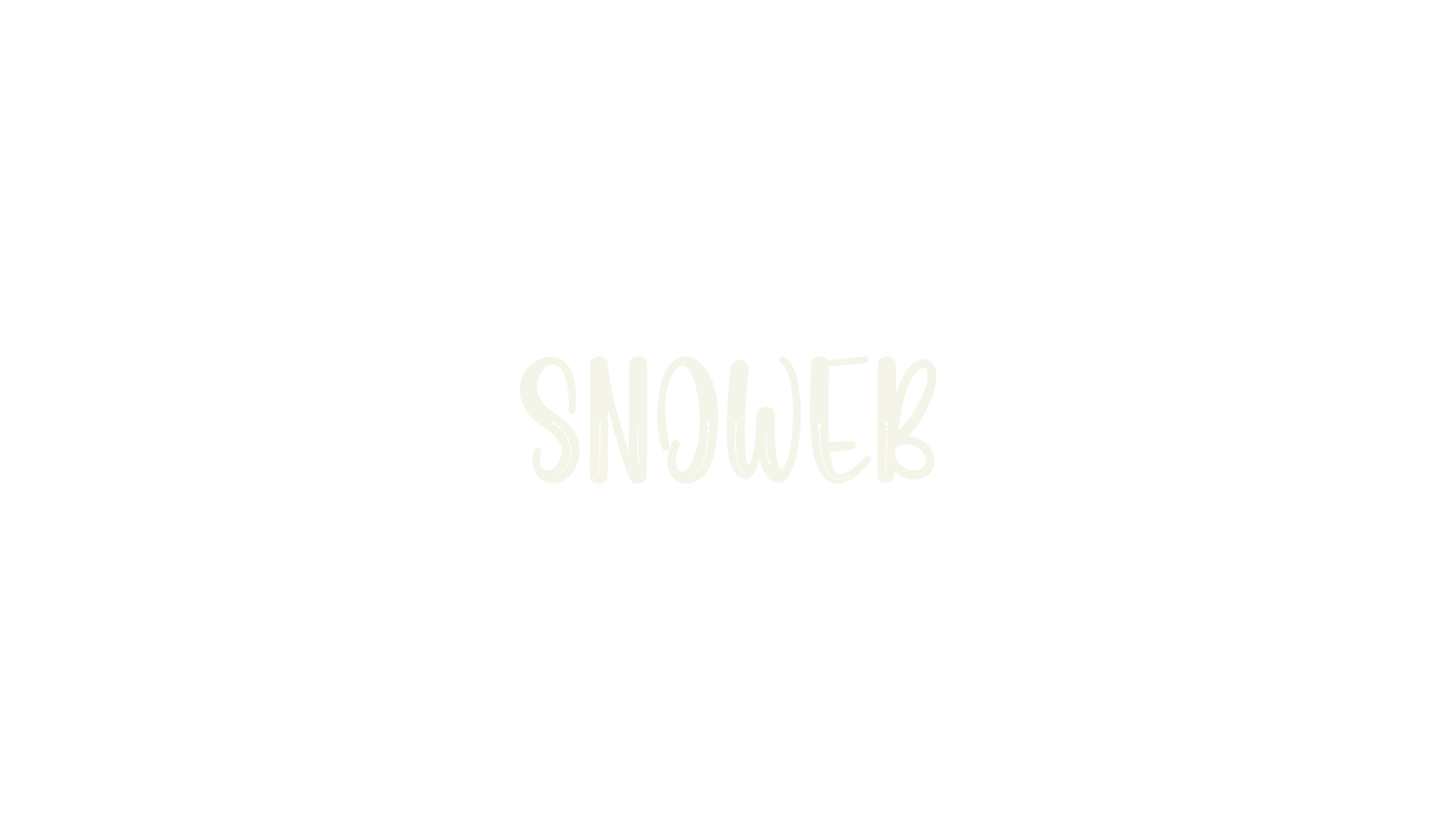 Snoweb, wedding font preview
