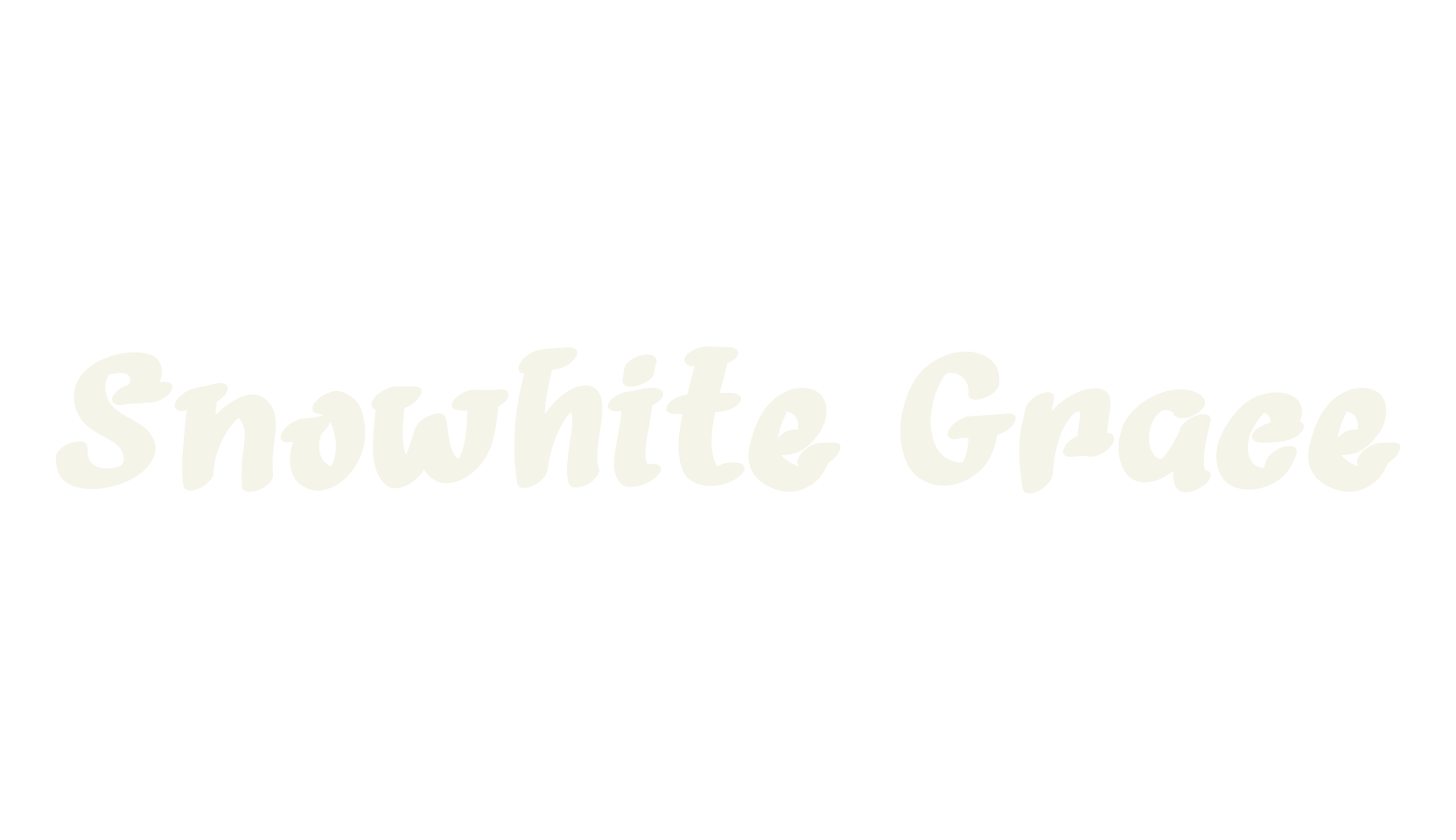 Snowhite Grace, pretty font preview