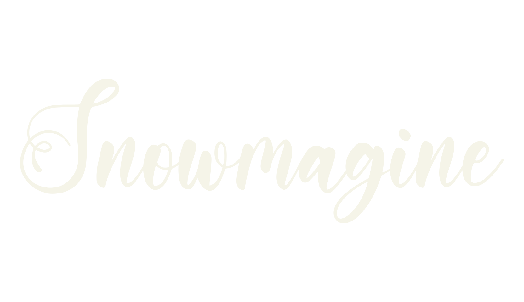 Snowmagine, calligraphy font preview