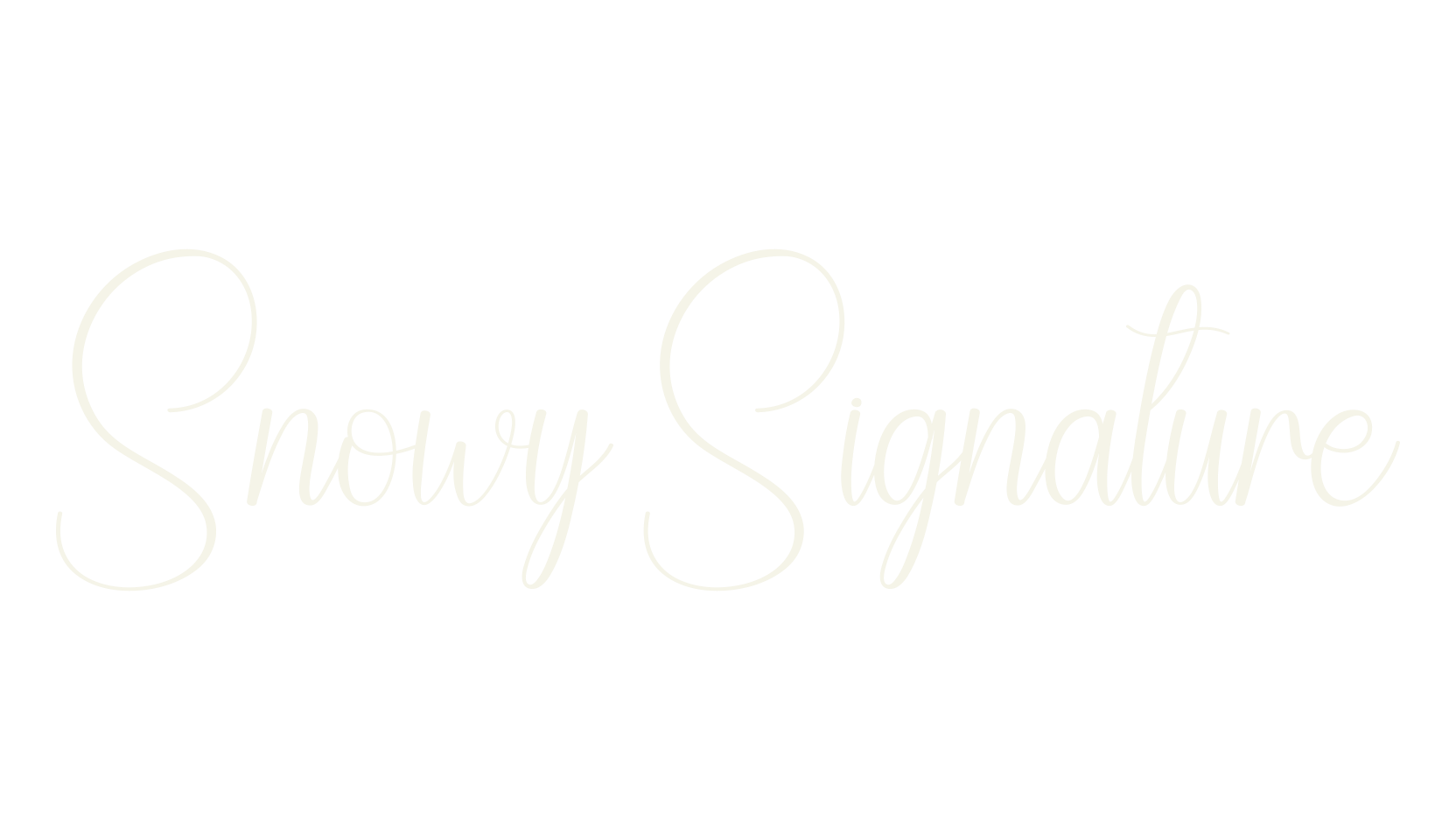 Snowy Signature, medieval font preview