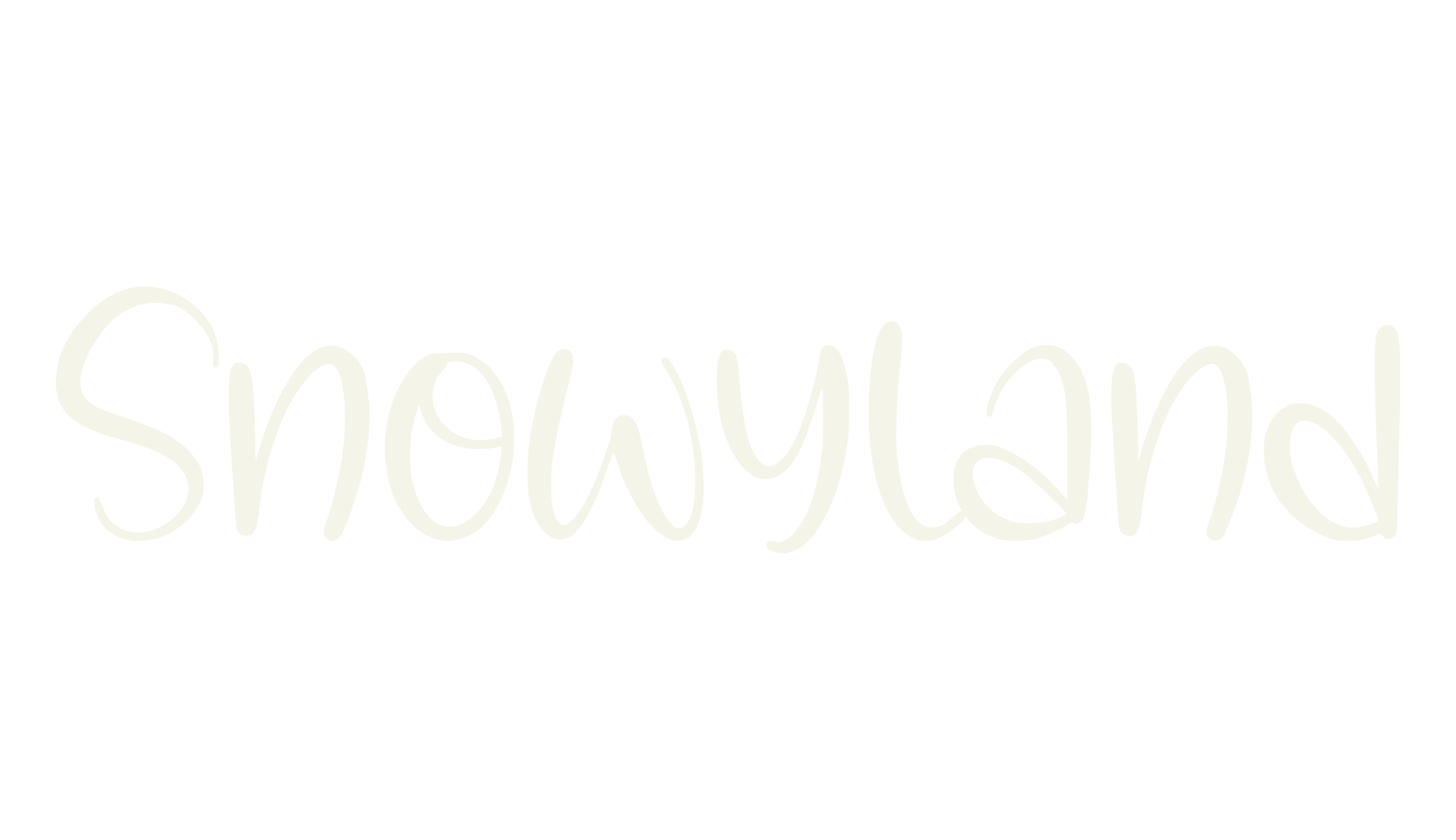 Snowyland, fashion sign font preview