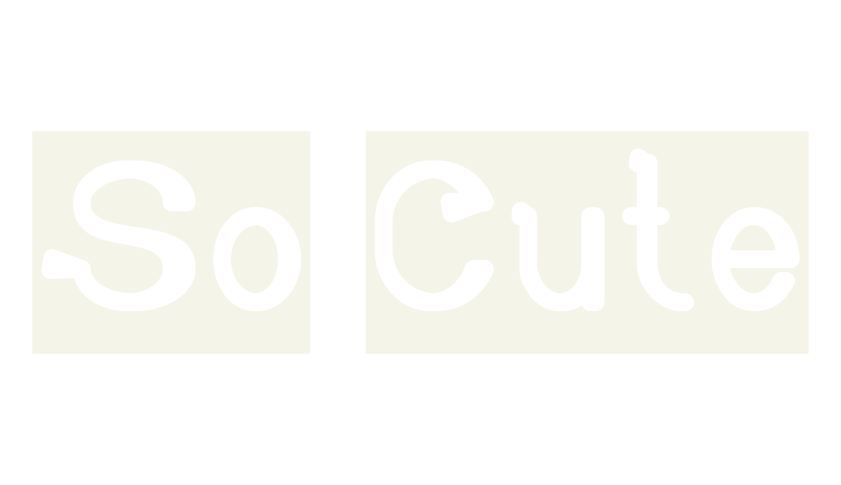 So Cute, display market font preview