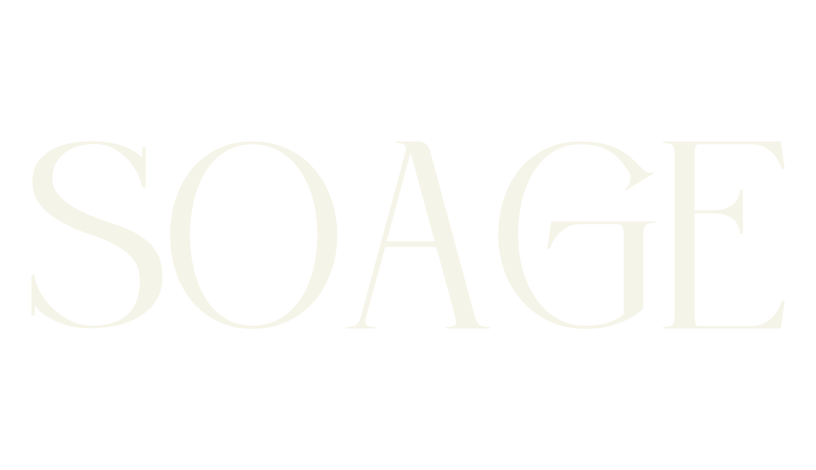 Soage, sans font preview