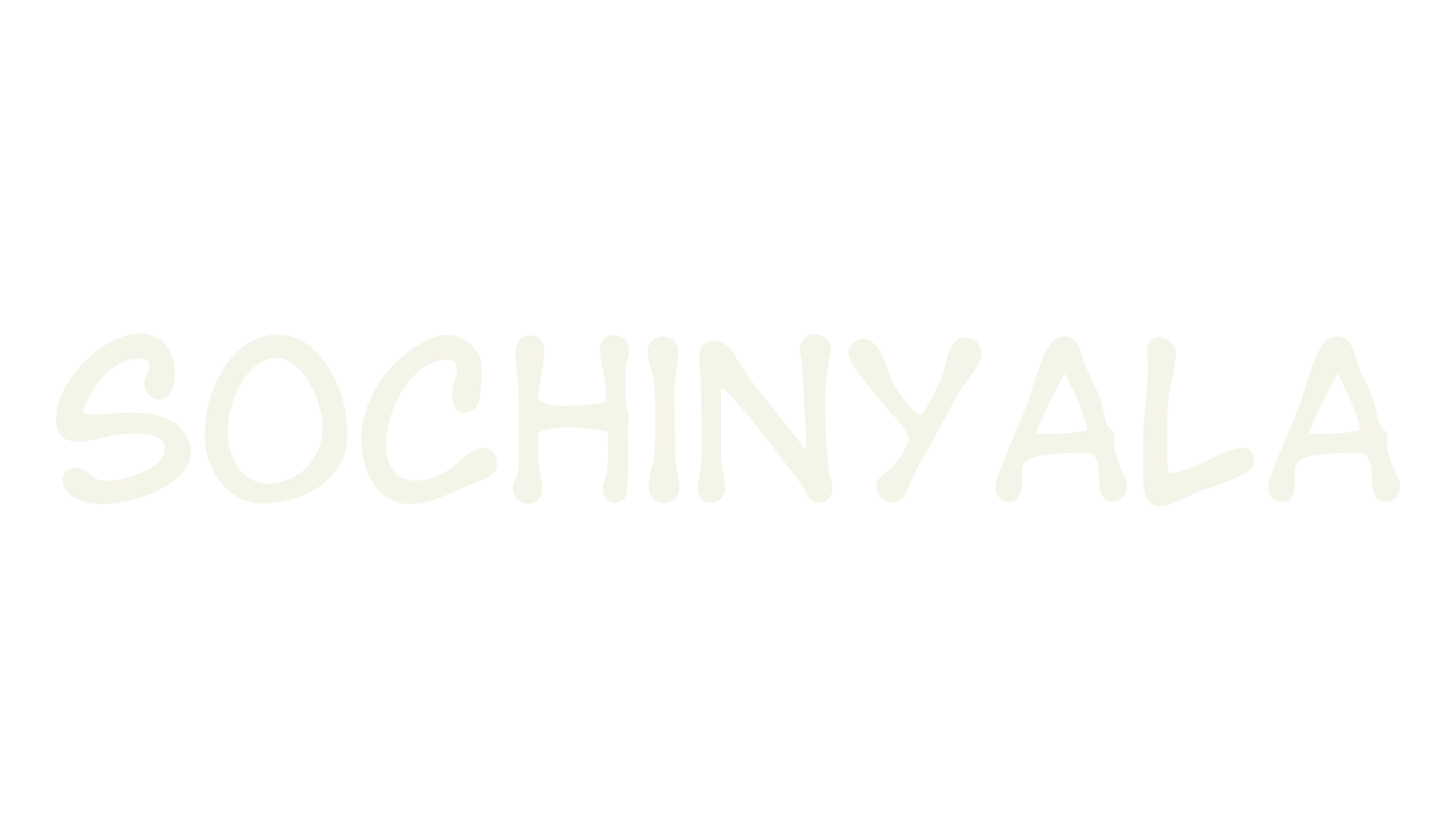 Sochinyala, cyrillic font preview
