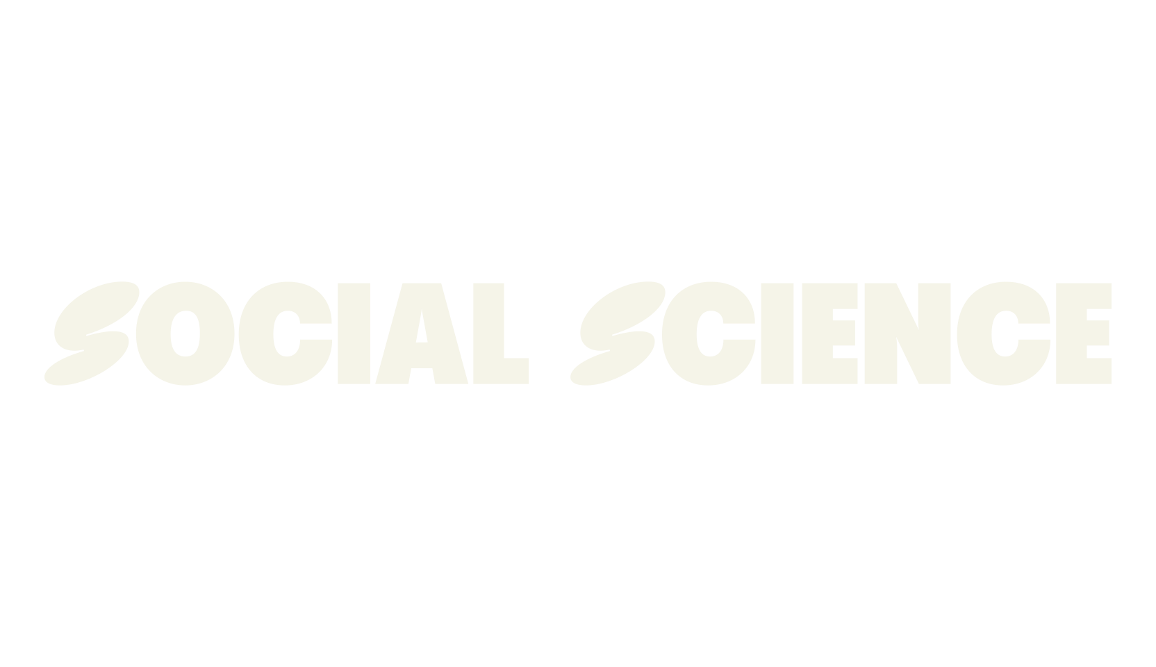Social Science, sans font preview